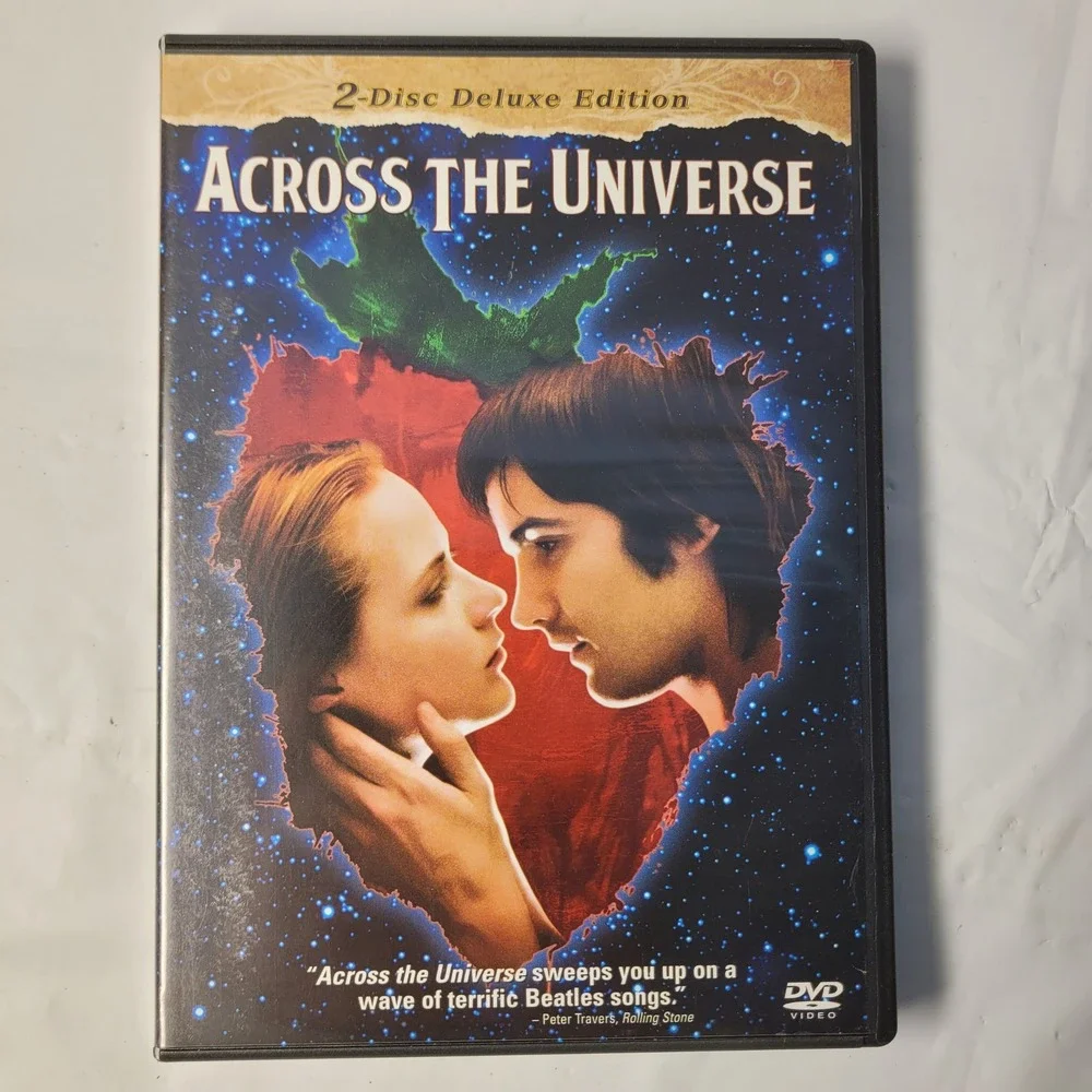 Sony Across The Universe DVD 2-Disc Deluxe Edition Musical Romance Beatles Movie